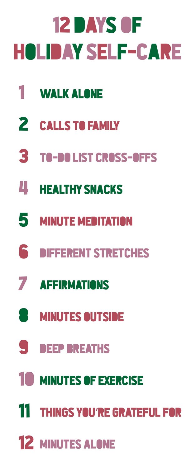12 Days Of Holiday Self-Care