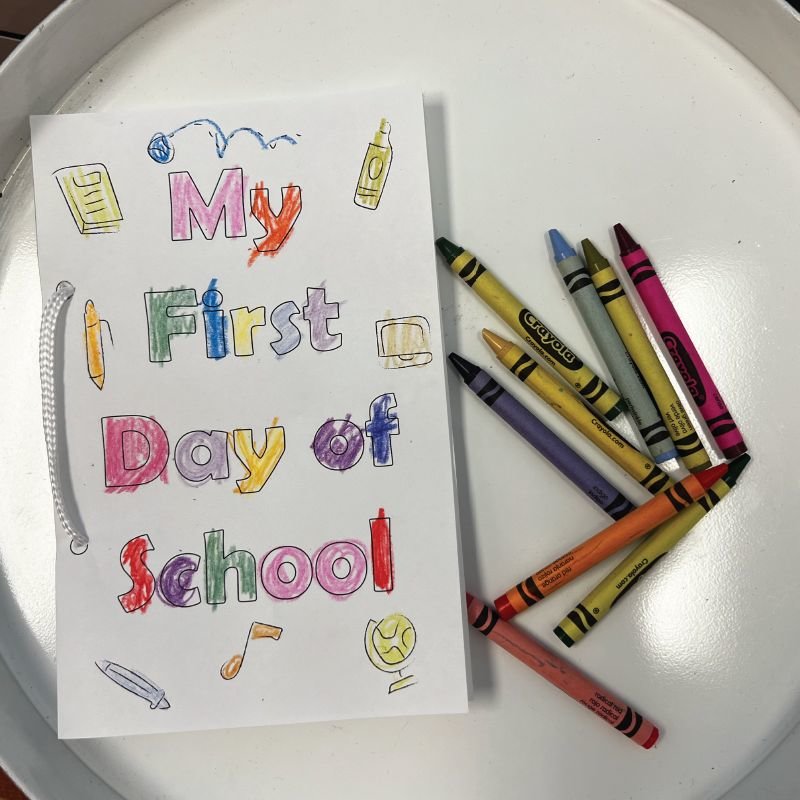 My First Day of School Workbook