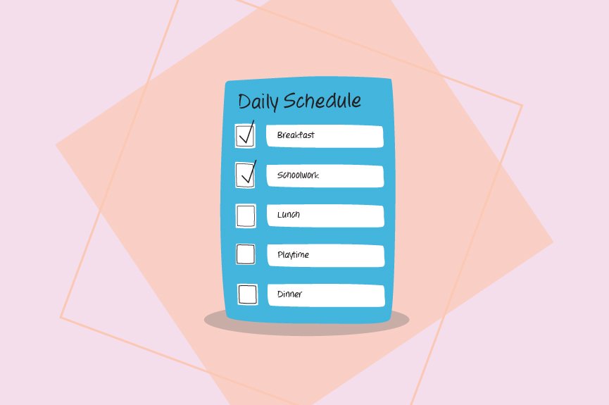 School At Home Daily Tip: Create Routines